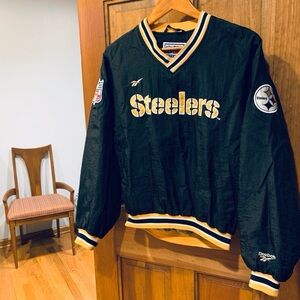 VINTAGE REEBOK PRO LINE NFL PITTSBURGH STEELERS Pullover